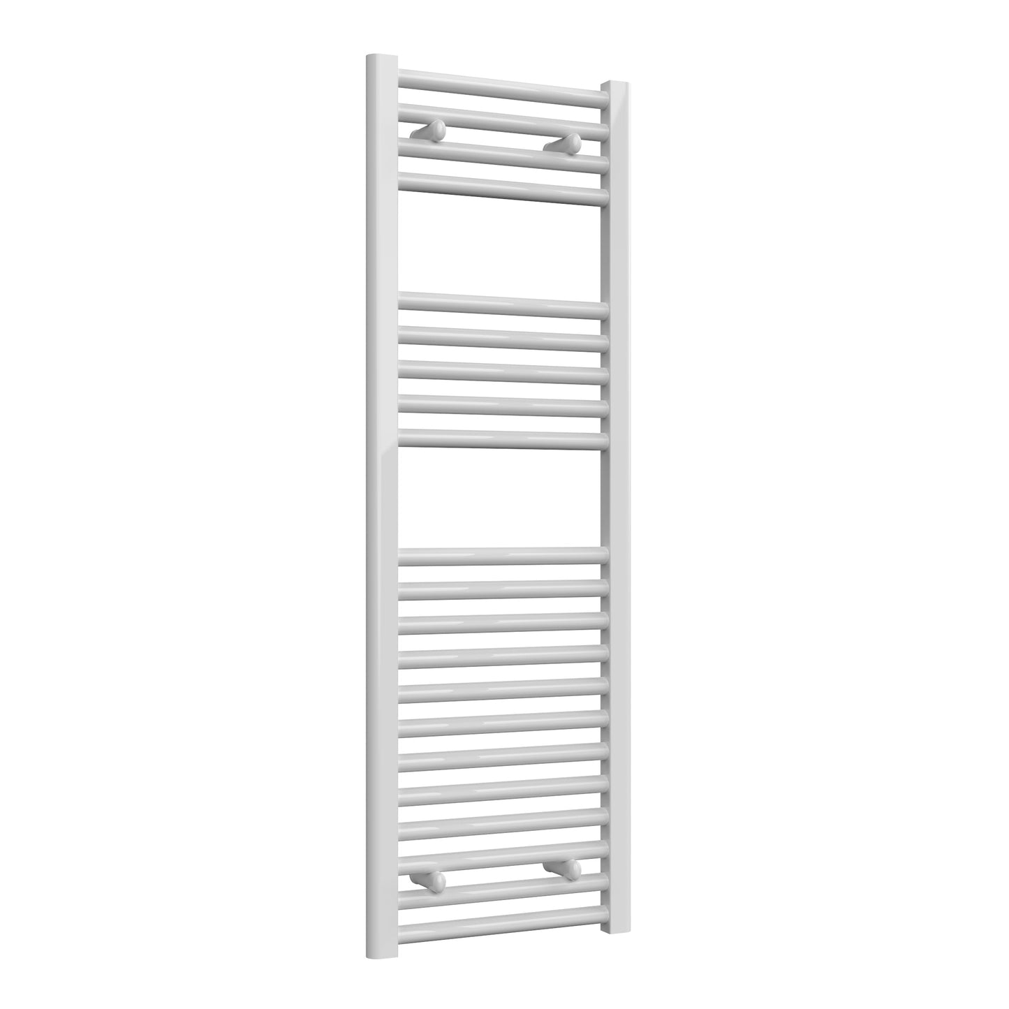 Diva Electric Curved Heated Towel Rail -Various Sizes - White