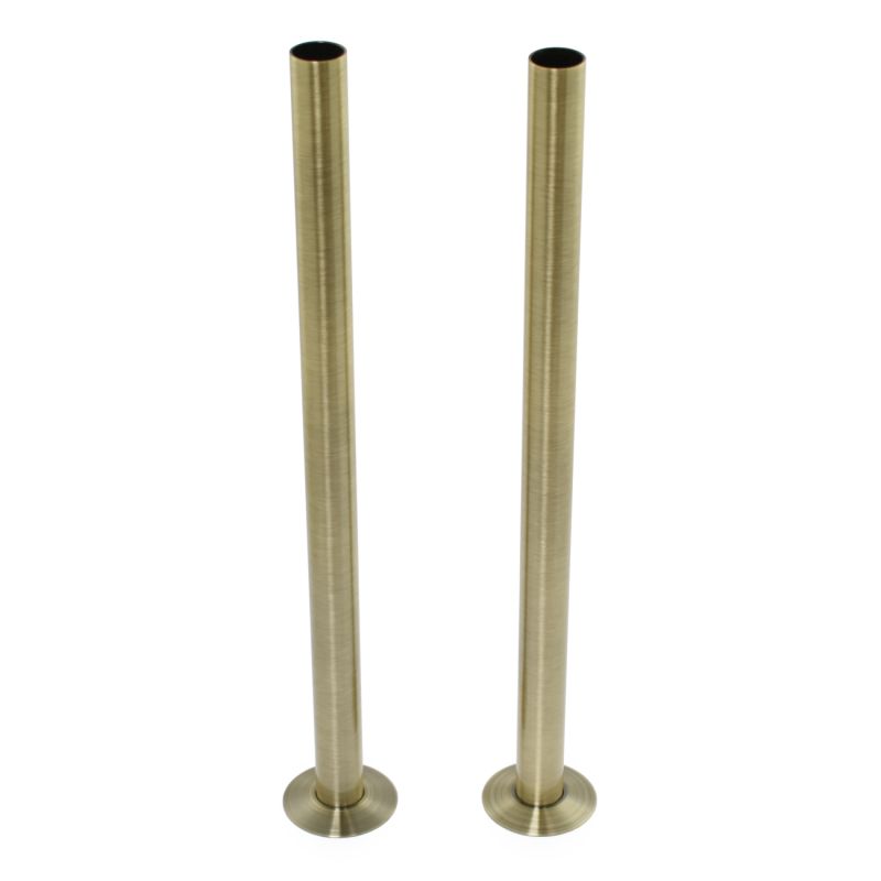 Radiator Pipe Cover Kit 300mm - Antique Brass