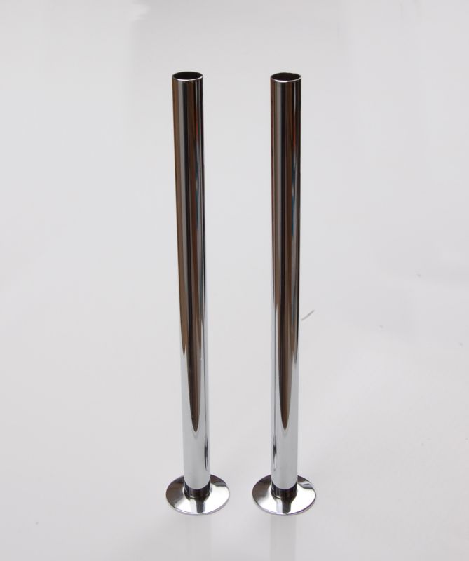 Radiator Pipe Cover Kit 300mm - Chrome