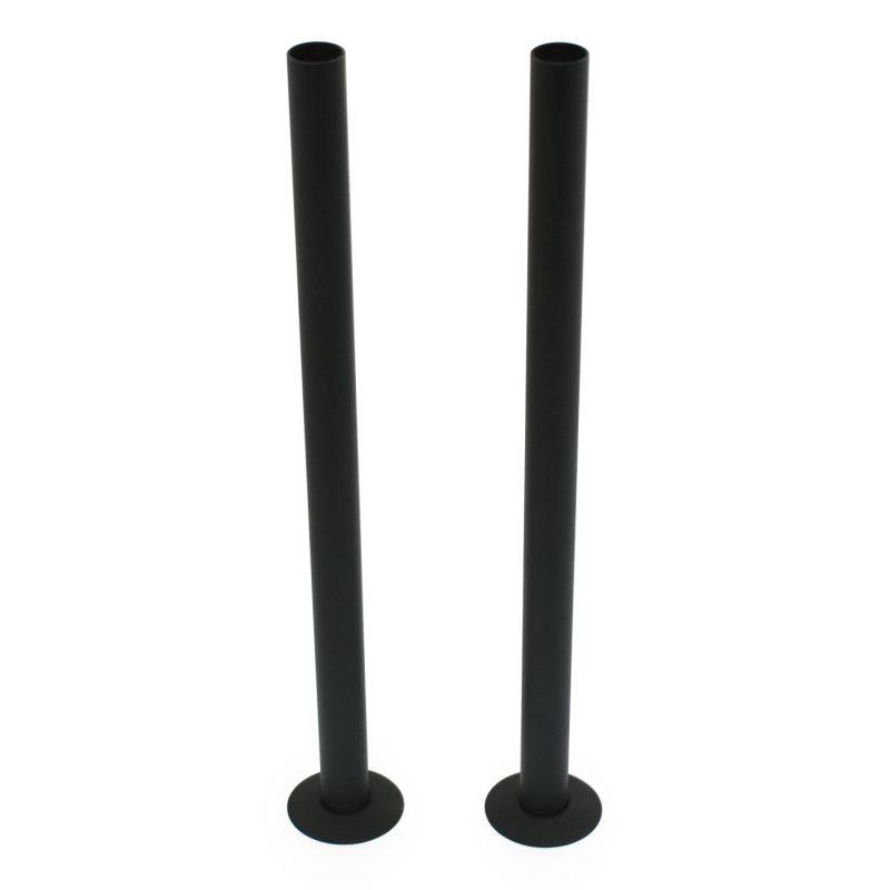Radiator Pipe Cover Kit 300mm - Textured Black
