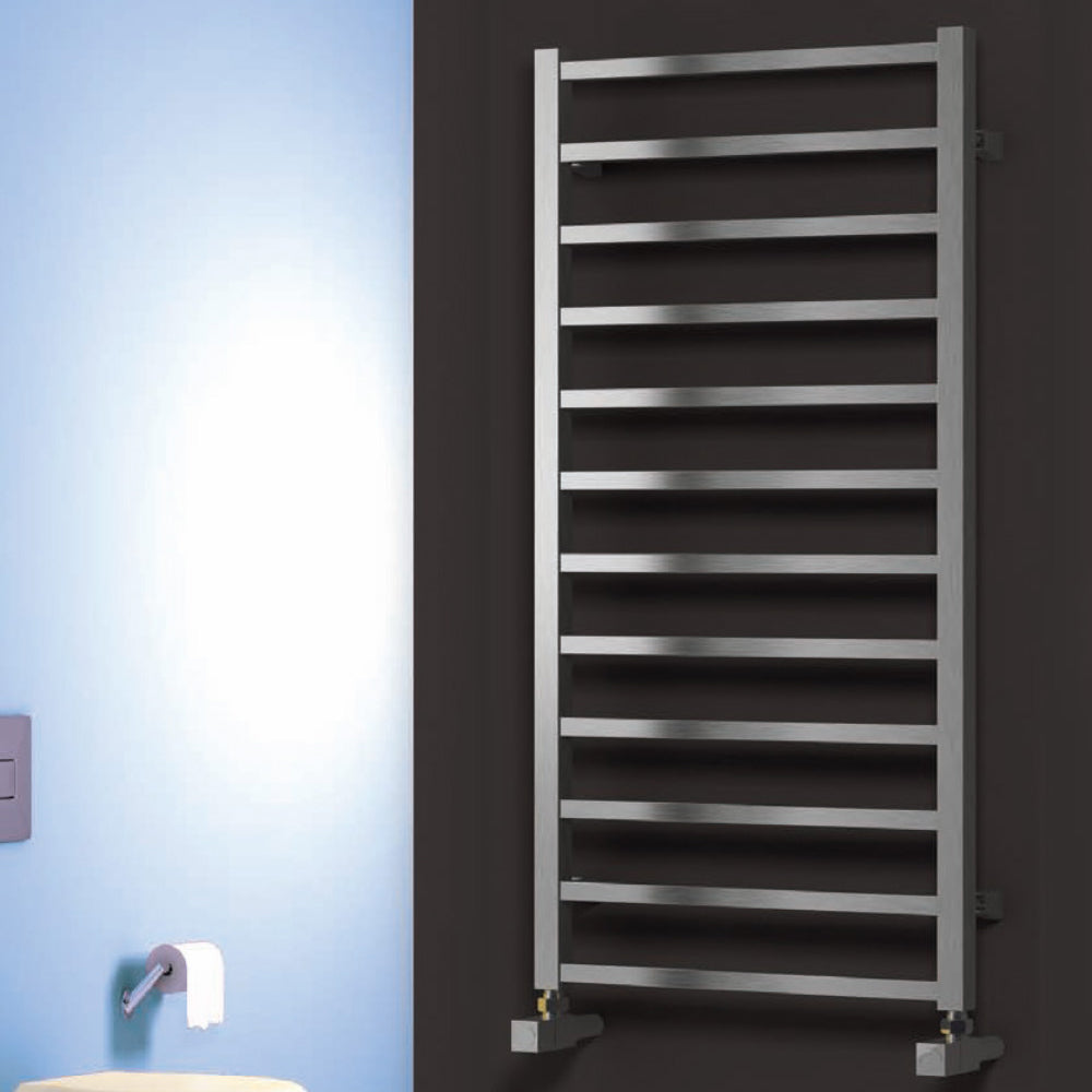 Arden Dual Fuel Stainless Steel Heated Towel Rail - Various Sizes - Satin Finish