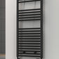 Diva Electric Heated Towel Rail -Various Sizes - Black