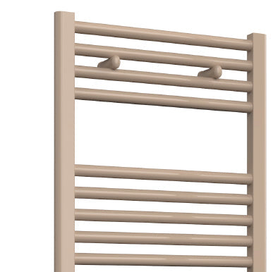 Diva Electric Heated Towel Rail -Various Sizes - Latte