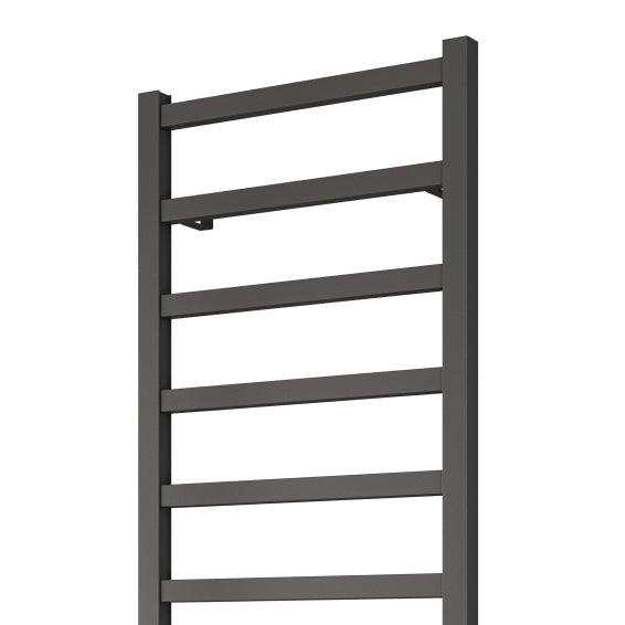 Fano Electric Aluminium Heated Towel Rail - Various Sizes - Anthracite