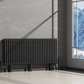 Kolom Horizontal Three Column Radiator - Various Sizes - Black