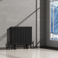 Kolom Horizontal Three Column Radiator - Various Sizes - Black