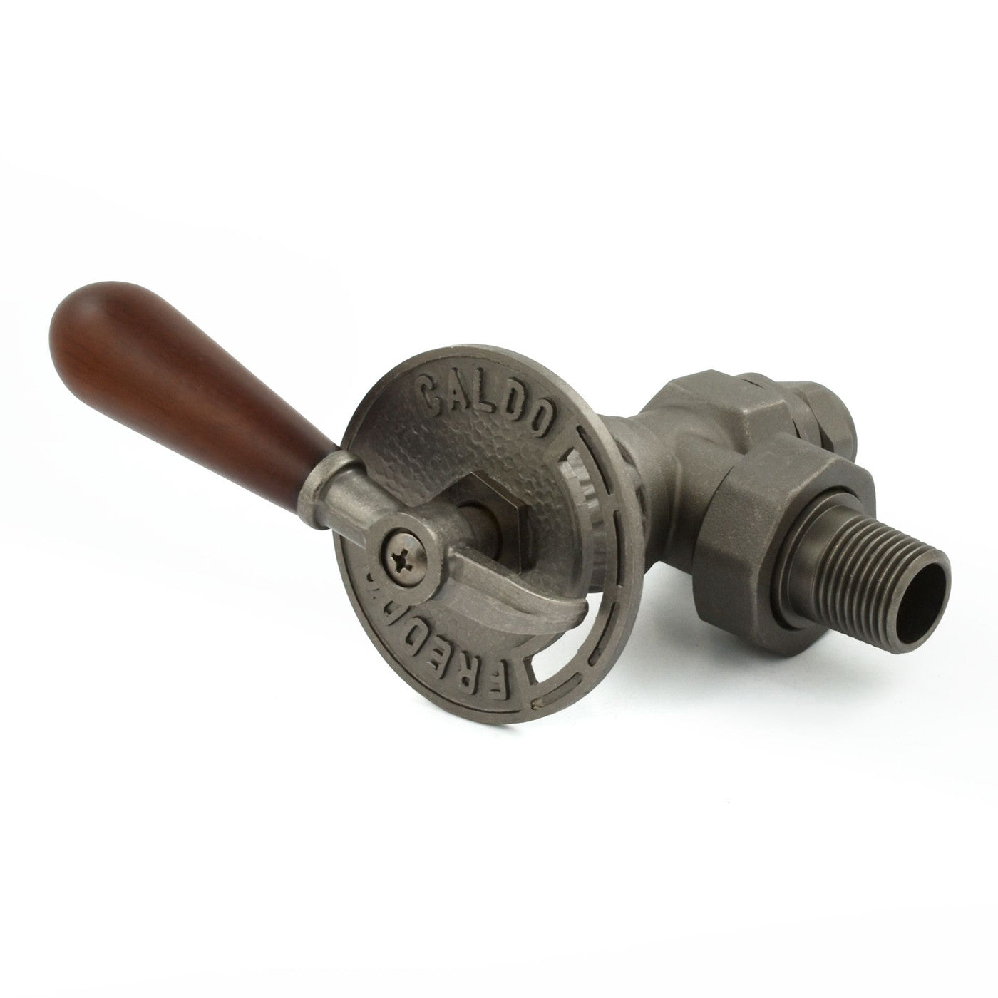 Abbey Lever Manual Radiator Valve Angled - Light Pewter