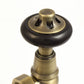 Admiral Thermostatic Radiator Valve Angled - Antique Brass