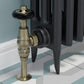Admiral Thermostatic Radiator Valve Angled - Antique Brass