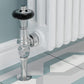 Admiral Thermostatic Radiator Valve Angled - Chrome