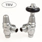 Admiral Thermostatic Radiator Valve Angled - Chrome