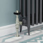 Admiral Thermostatic Radiator Valve Angled - Satin Brushed Nickel