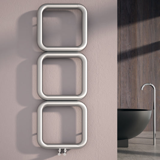 Baro Stainless Steel Heated Towel Rail - Various Colours + Sizes