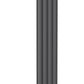 Belva Vertical Single Aluminium Radiator - 1800mm Tall - Anthracite - Various Sizes