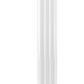 Belva Vertical Double Aluminium Radiator - 1800mm Tall - White - Various Sizes