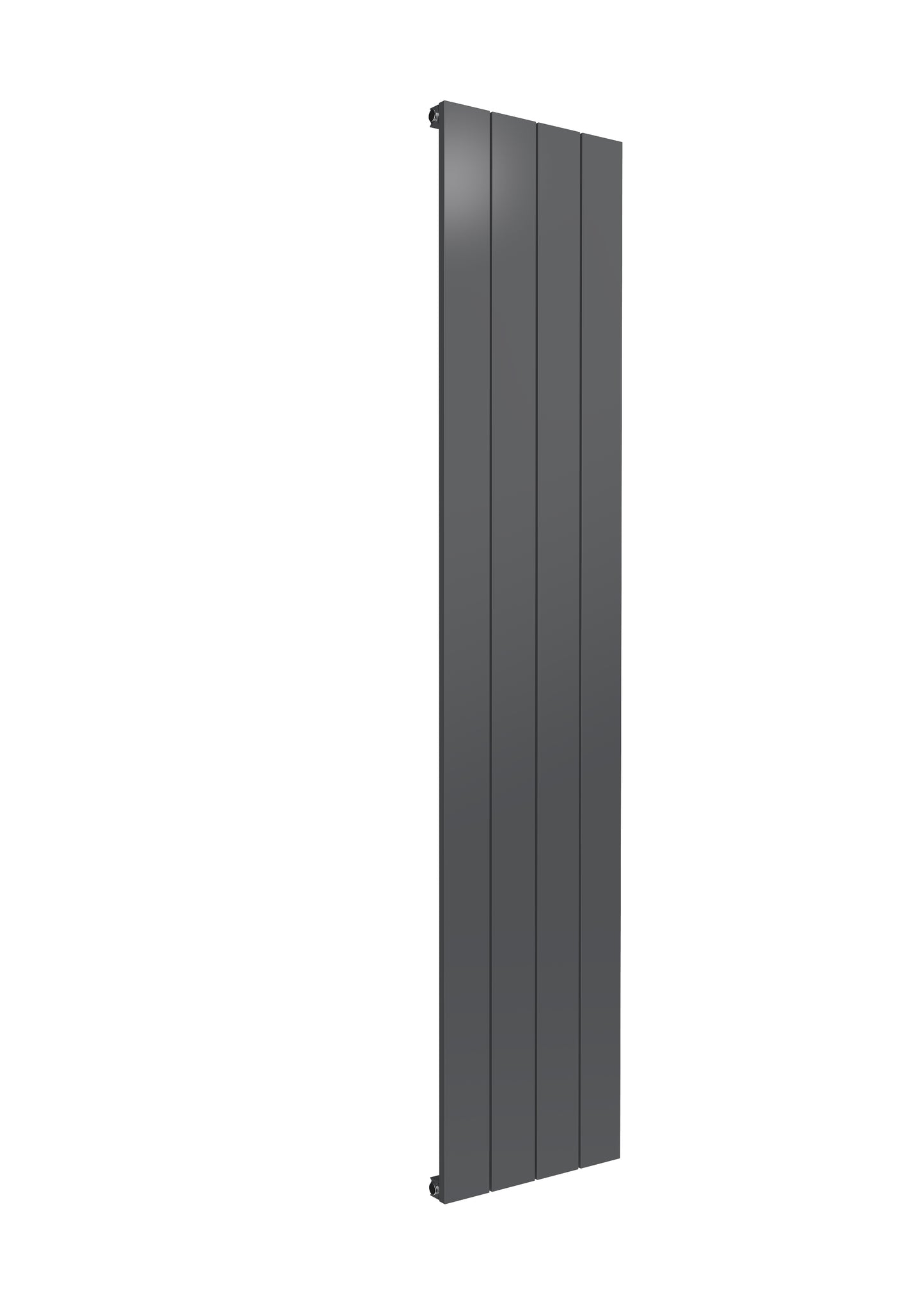 Kamari Vertical Single Aluminium Radiator - 1800mm Tall - Anthracite - Various Sizes