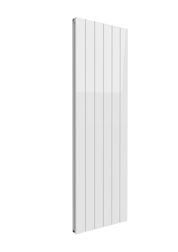 Kamari Vertical Double Aluminium Radiator 1800mm Tall White Vari