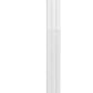 Kamari Vertical Single Aluminium Radiator - 1800mm Tall - White - Various Sizes