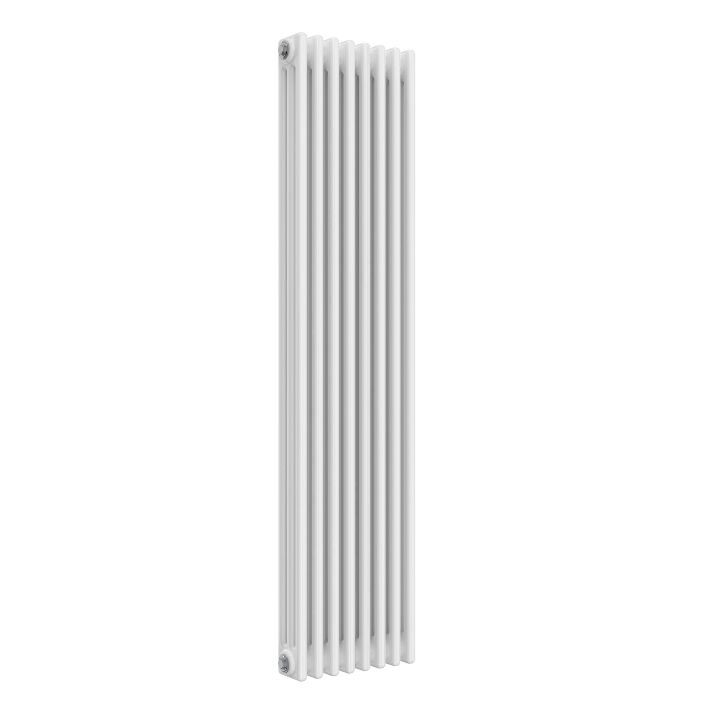 Colona Three Column Vertical Radiator - Various Sizes - White