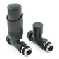 Classic Thermostatic Radiator Valve - Straight - Anthracite