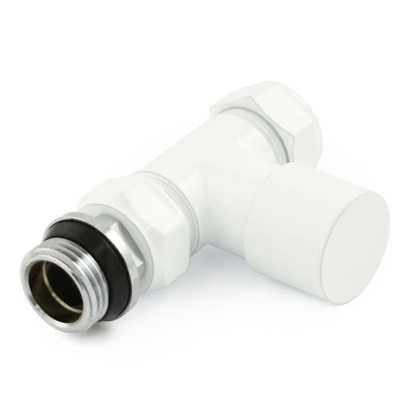 Classic Thermostatic Radiator Valve - Straight - White