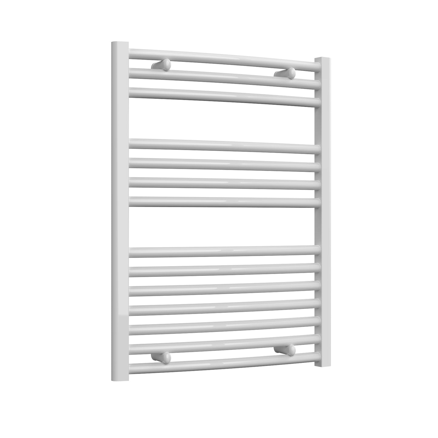 Diva Curved Heated Towel Rail -Various Sizes - White