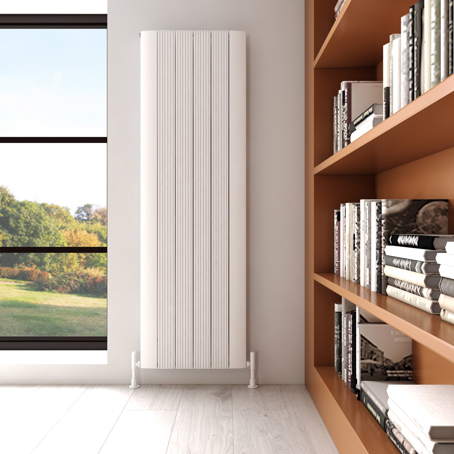 Dune Vertical Aluminium Radiator - 1800mm Tall - Various Colours + Siz ...