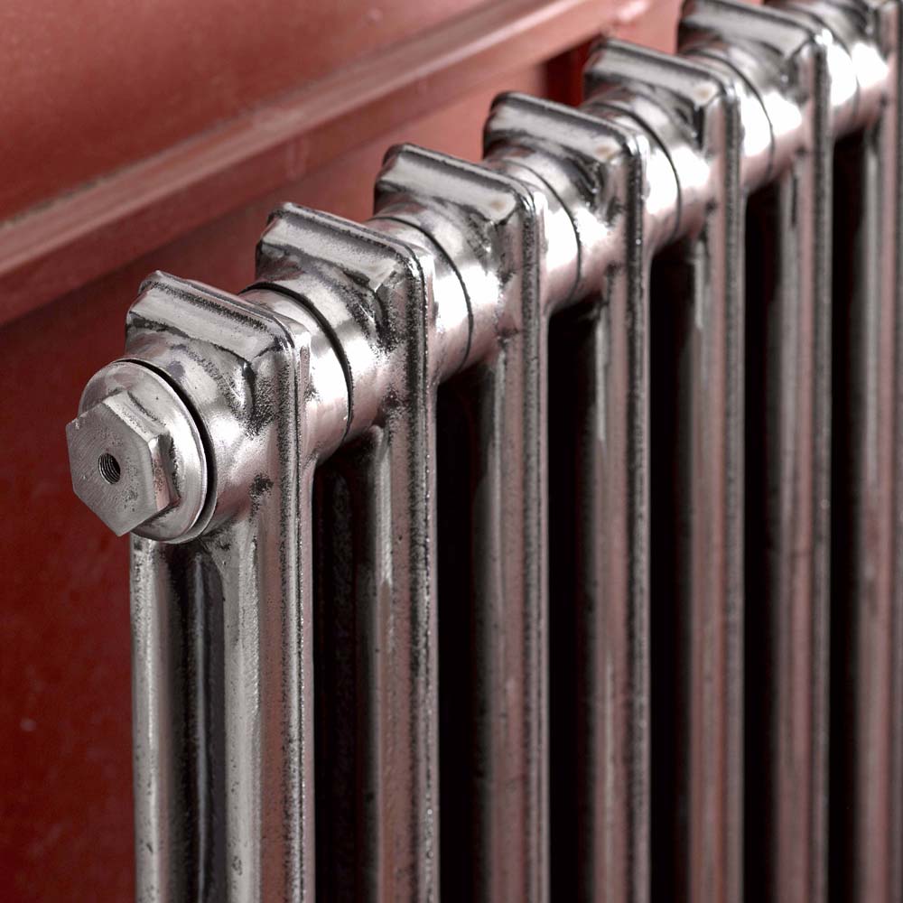 Edwardian 2 Column Cast Iron Radiator - 1040 Tall - Various Colours + Sizes