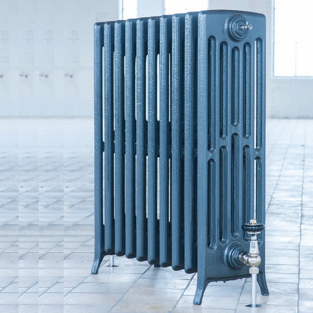 6 M Radiator Edwardian 6 Column Cast Iron Radiator - 760 Tall - Various Colours + S ...