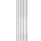 Flat Vertical Double Radiator - Various Sizes - White