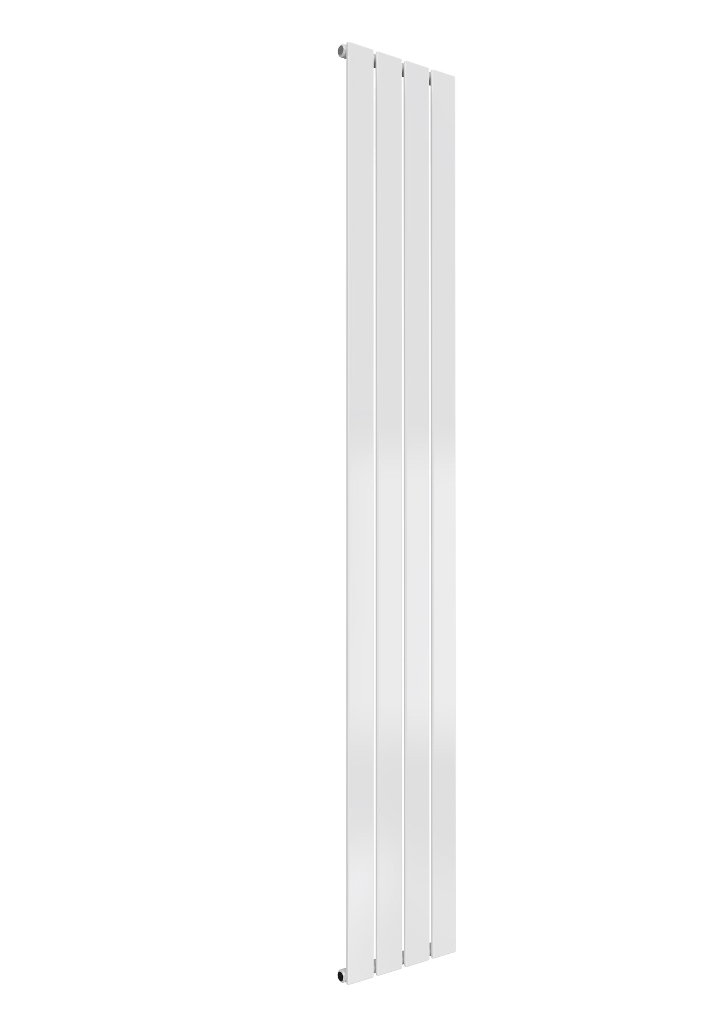 Flat Vertical Single Radiator - Various Sizes - White