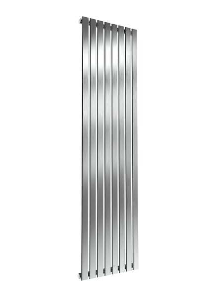 Flox Vertical Single Radiator - 1800mm Tall - Satin Finish - Various Sizes