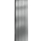 Flox Vertical Double Radiator - 1800mm Tall - Satin Finish - Various Sizes