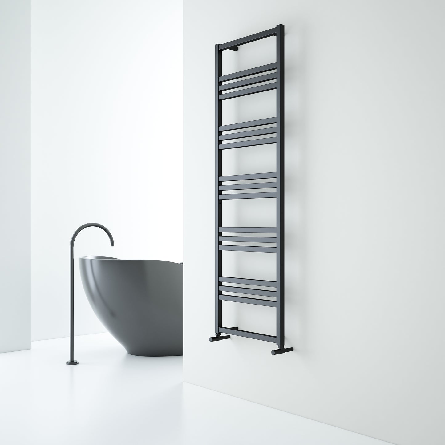 Fame Aluminium Heated Towel Rail - Various Colours + Sizes