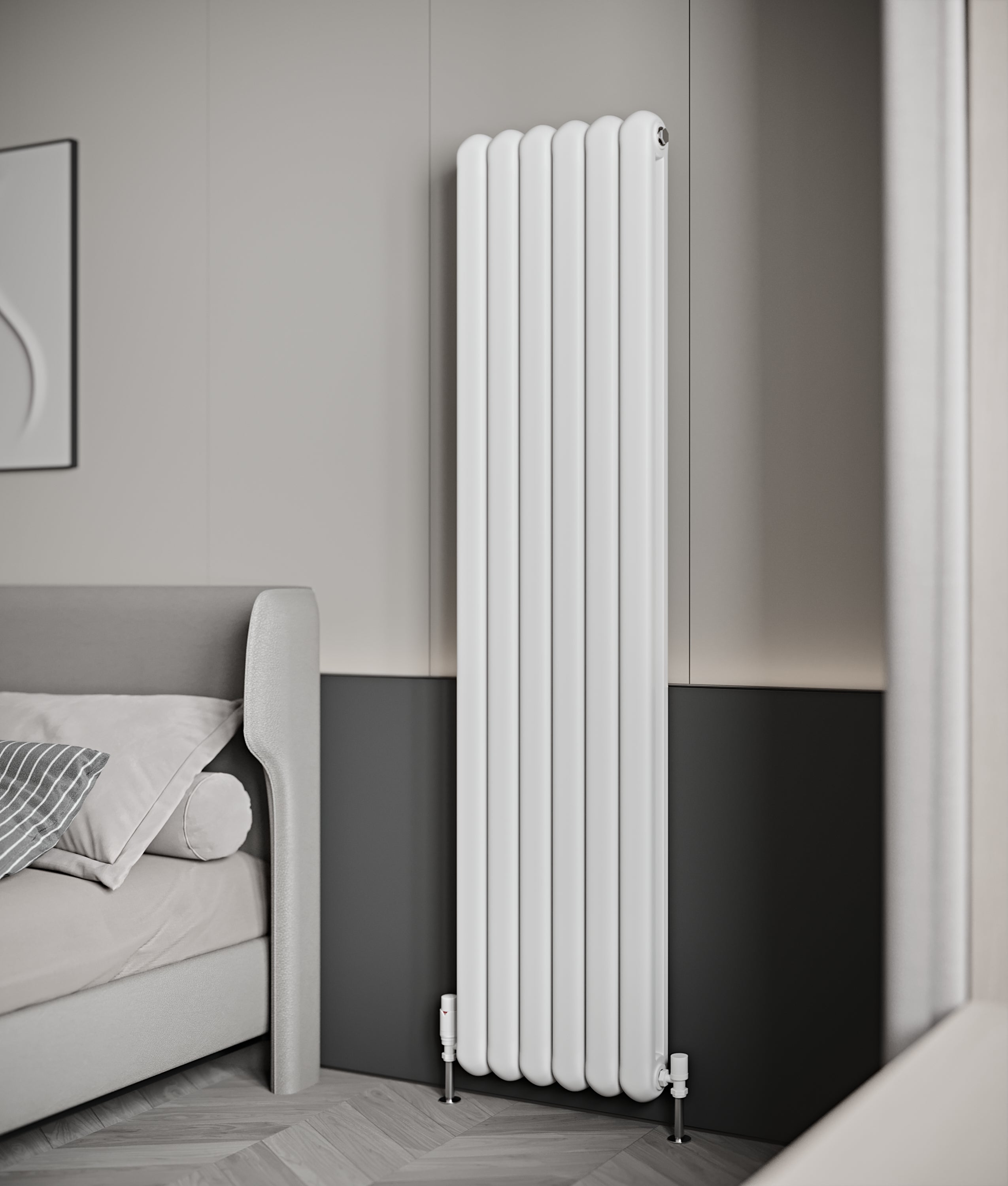 Booth Red Single Column Radiator The Radiator Shop - Ireland's Leading Radiator Supplier