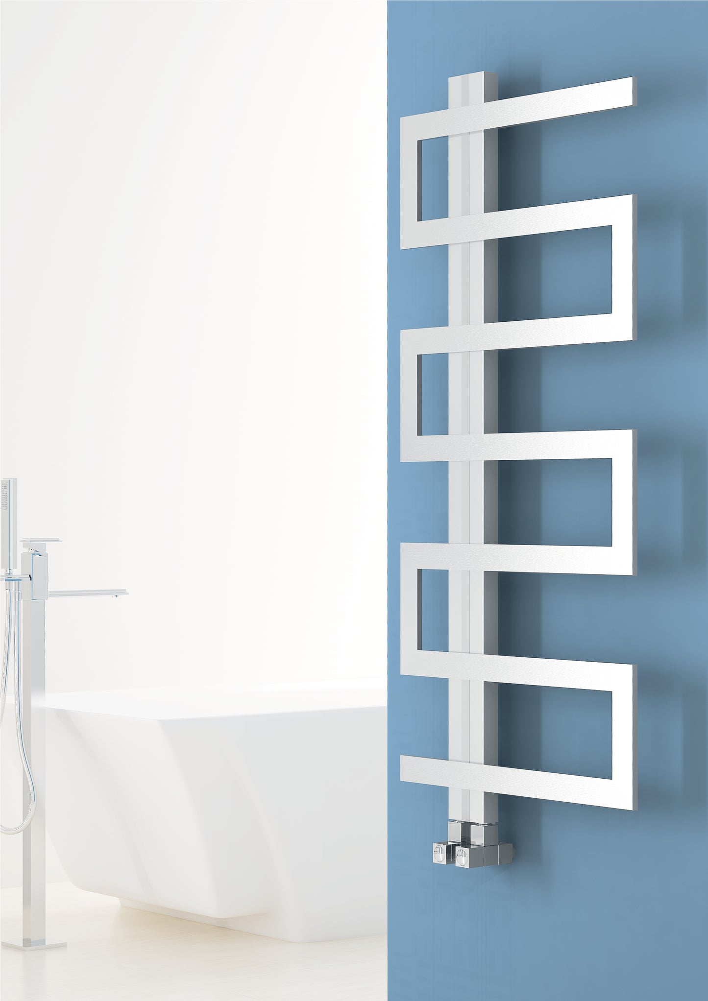 Ibiza Stainless Steel Heated Towel Rail - Various Colours + Sizes