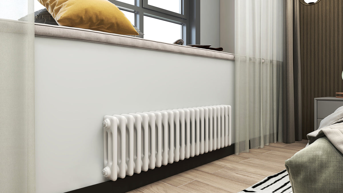 Kolom Radiators Kolom Low Level Three Column Radiator - Various Sizes - White – The ...