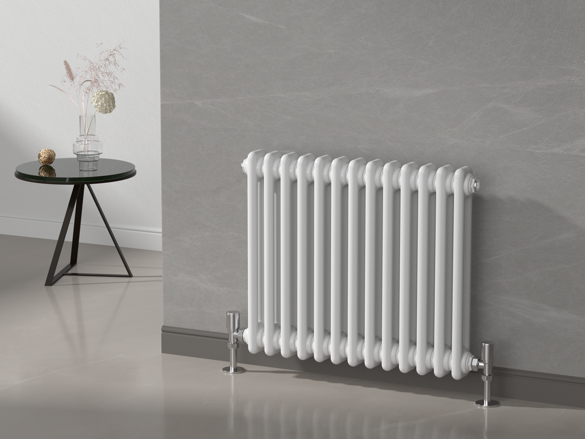 Kolom Radiators Kolom Horizontal Two Column Radiator - Various Sizes - White – The ...