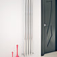 Mayra Vertical Radiator - 1800mm Tall - Various Sizes - Chrome