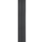 Neval Vertical Double Aluminium Radiator - 1800mm Tall - Anthracite - Various Sizes