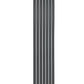Neval Vertical Single Aluminium Radiator - 1800mm Tall - Anthracite - Various Sizes