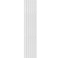Neval Vertical Single Aluminium Radiator - 1800mm Tall - White - Various Sizes