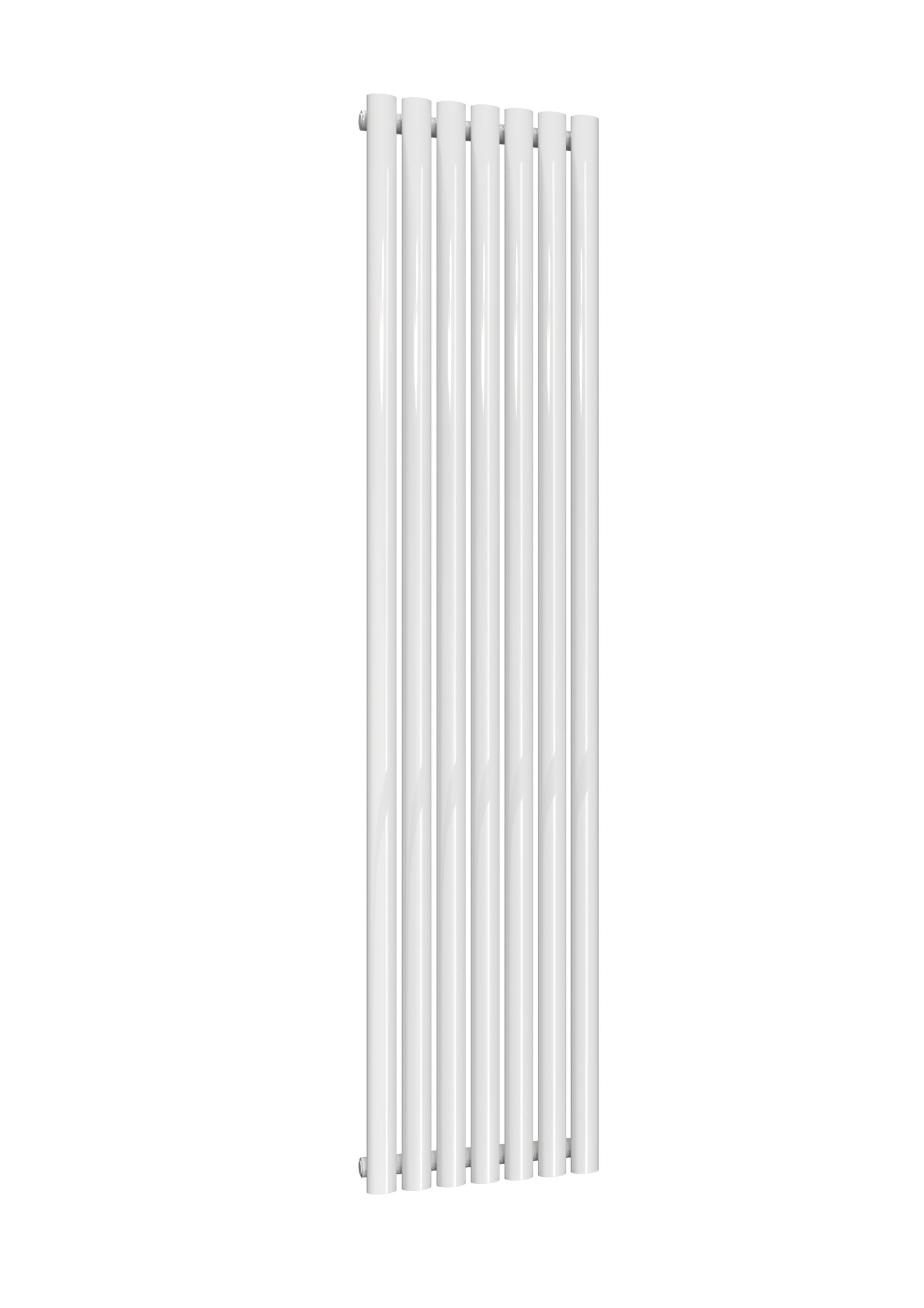 Neval Vertical Single Aluminium Radiator - 1800mm Tall - White - Various Sizes