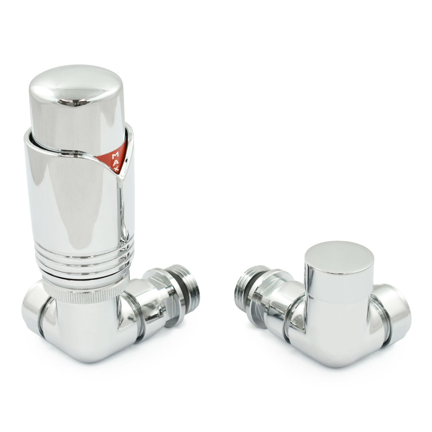 Realm Thermostatic Radiator Valve Corner - Chrome