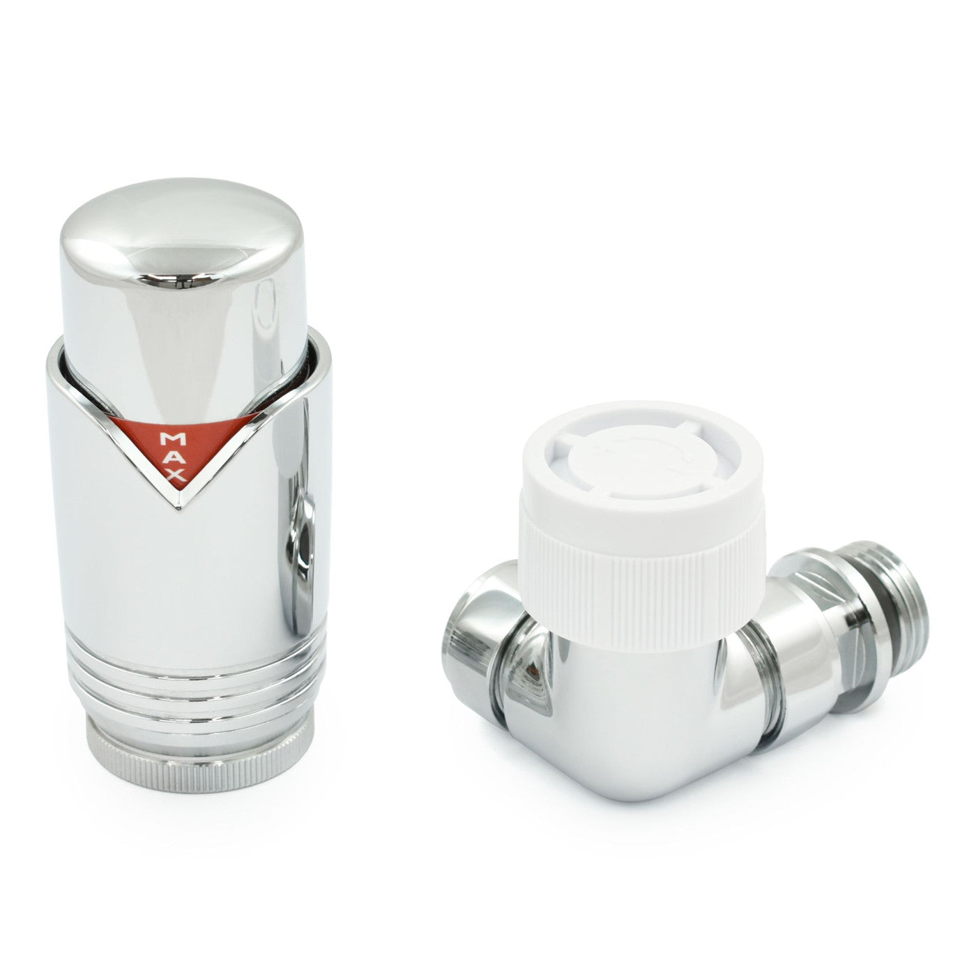 Realm Thermostatic Radiator Valve Corner - Chrome