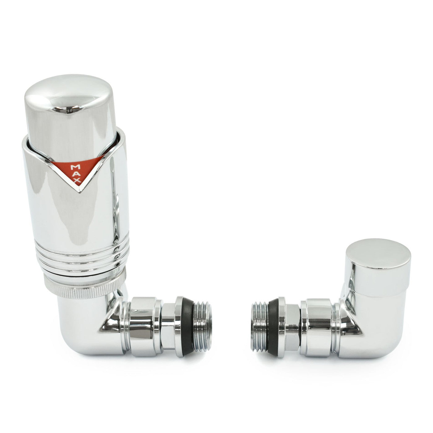 Realm Thermostatic Radiator Valve Corner - Chrome