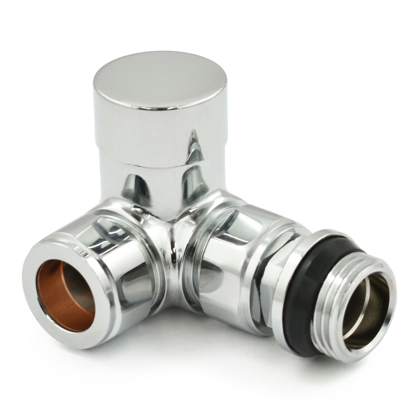 Realm Thermostatic Radiator Valve Corner - White/Chrome