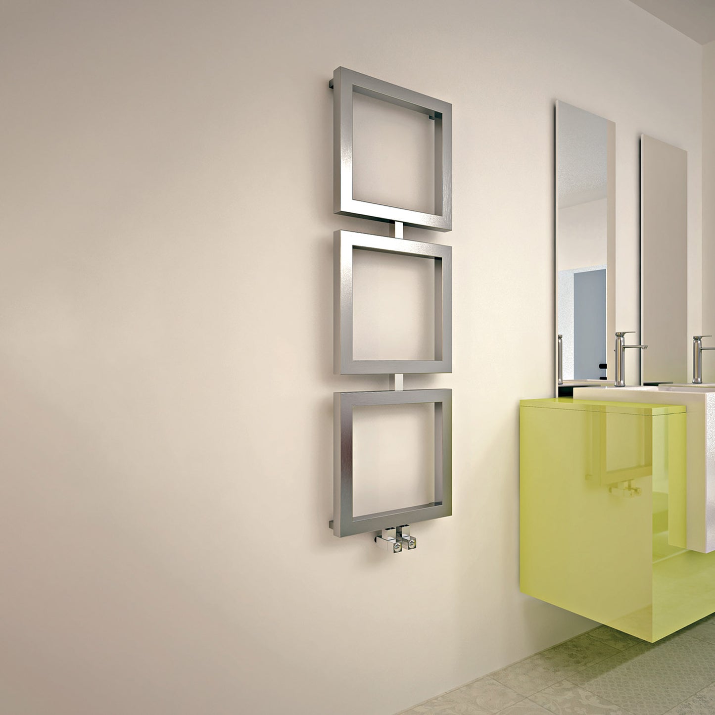 Ruma Stainless Steel Heated Towel Rail - Various Colours + Sizes