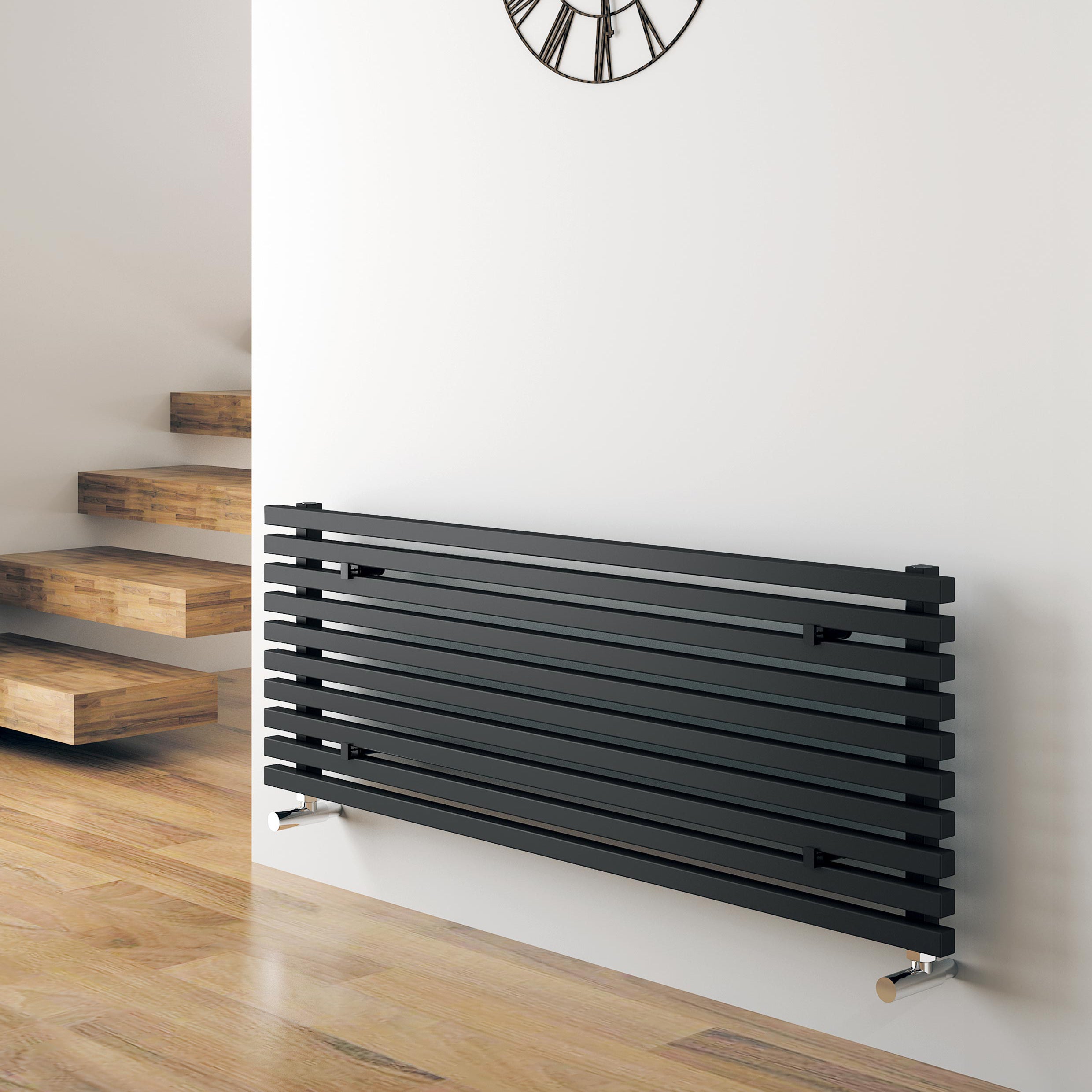 Sophia XL Horizontal Aluminium Radiator - Various Colours + Sizes – The ...