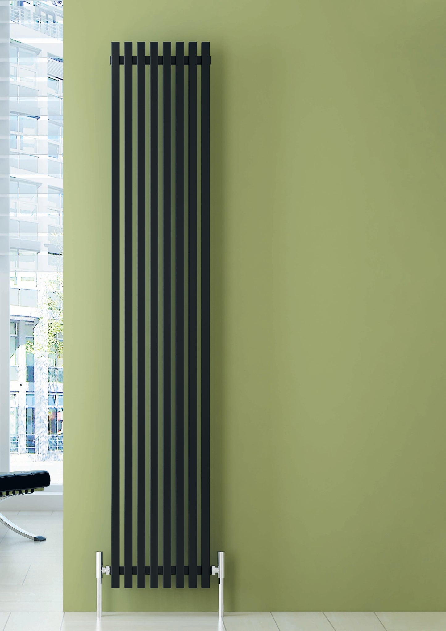 Sophia Vertical Aluminium Column Radiator - 1800mm Tall - Various Colours + Sizes